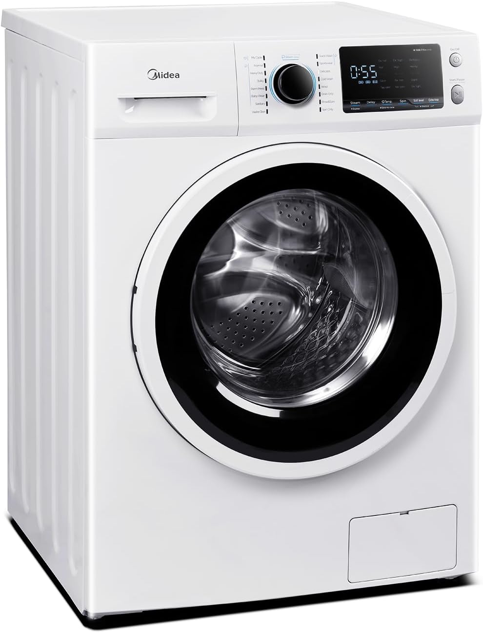 Efficient 24 Front-Load Washer by Midea