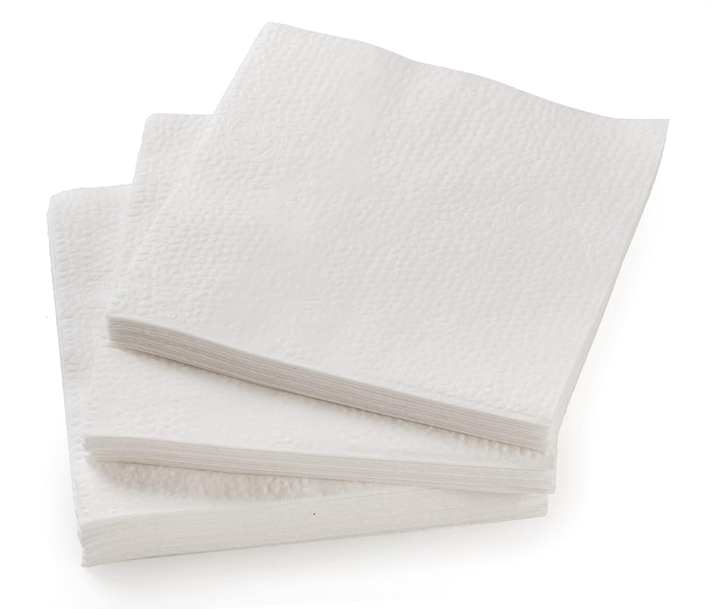 200 Count Perfectware White Cocktail Napkins - Premium Quality!