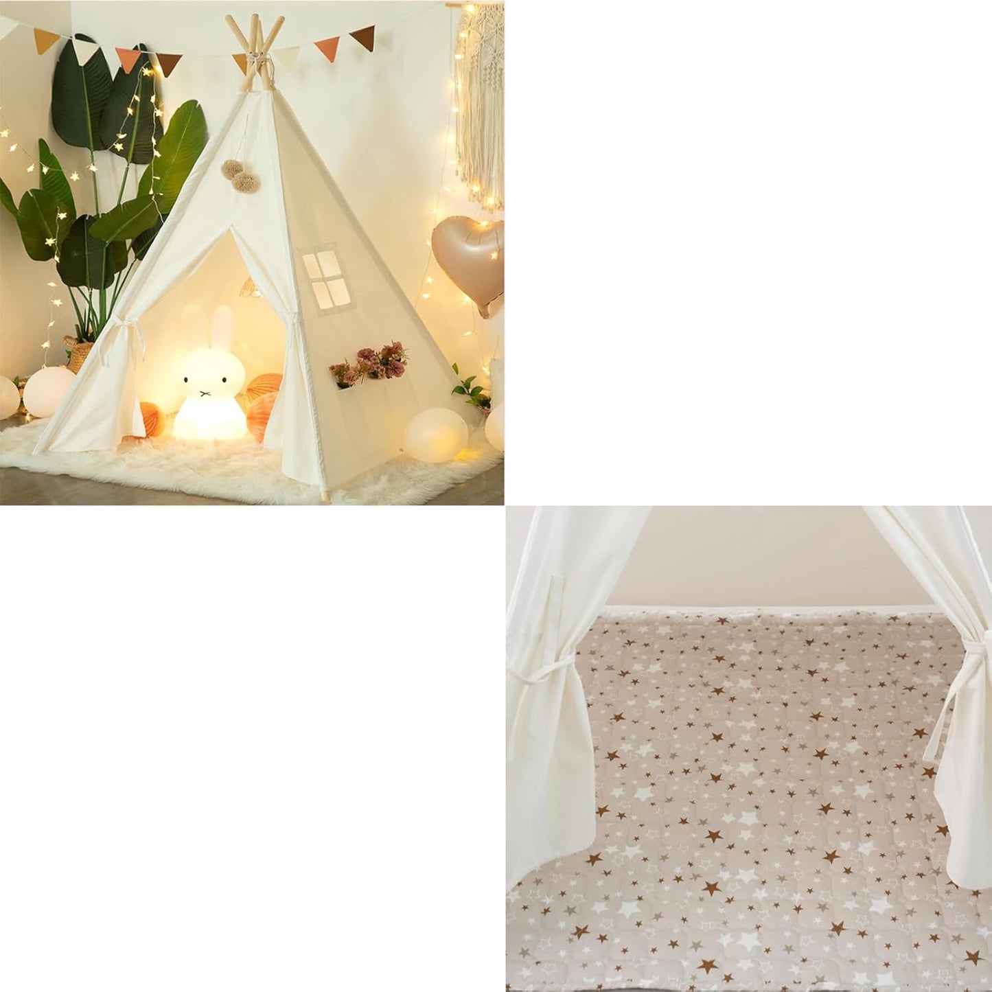 RONGFA Kids Teepee Tent Set - Indoor/Outdoor Fun!