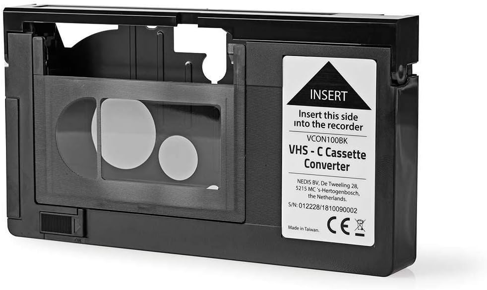 HQ VHS-C Video Cassette Adaptor for VHS-C Tapes Only