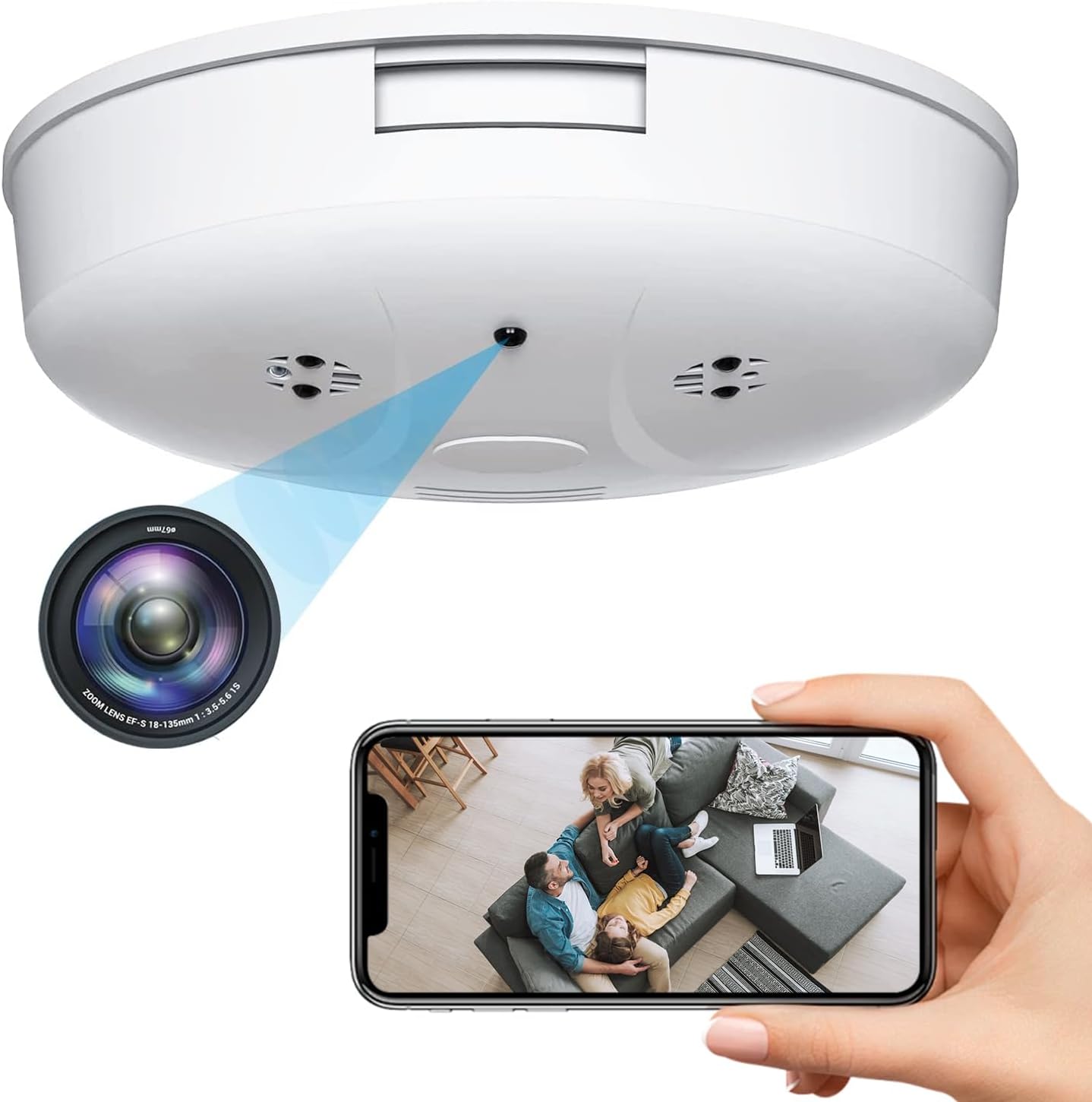 YYCAMUS WiFi Hidden Camera: Night Vision Safety