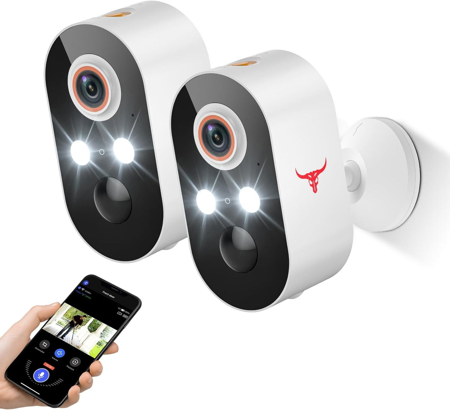 HubFlashy 1080P Wireless Security Cam: Color Night Vision!
