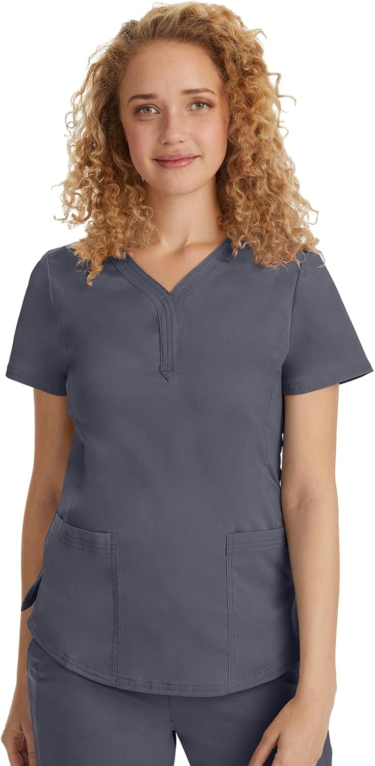 Healing Hands Scrubs for Women Y-Neck Jane Modern Fit Top