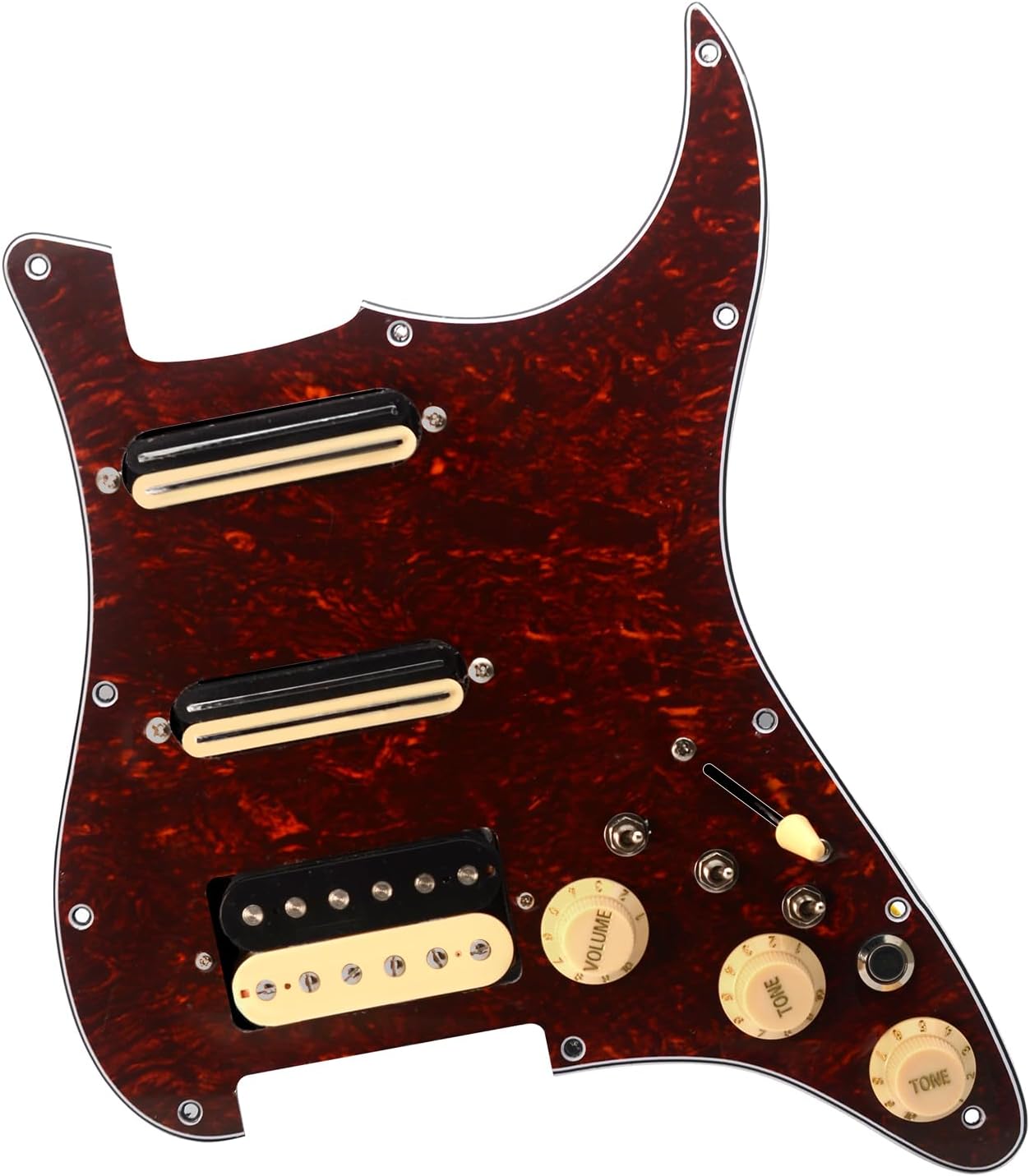 SAPHUE SSH-Coil Splitting Electric Guitar Pickguard Loaded Prewired