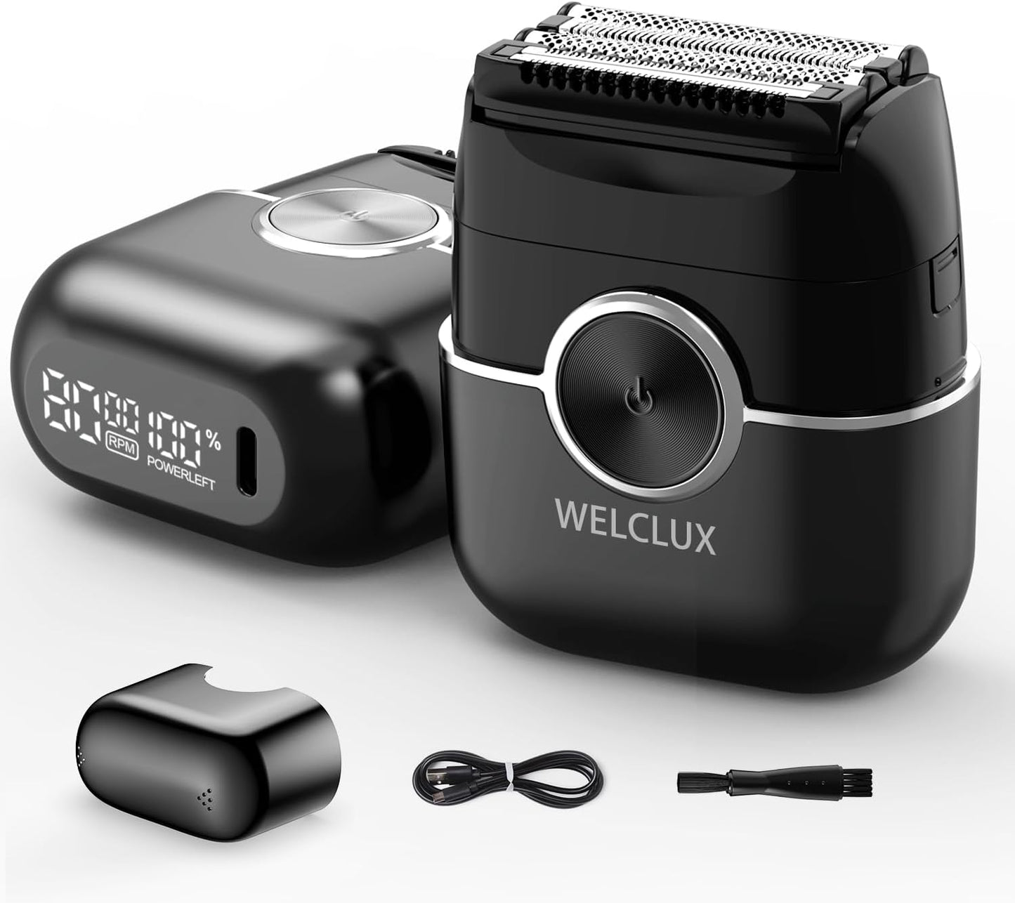 Electric Foil Shaver for Men with 4 Floating Blades and LED Display