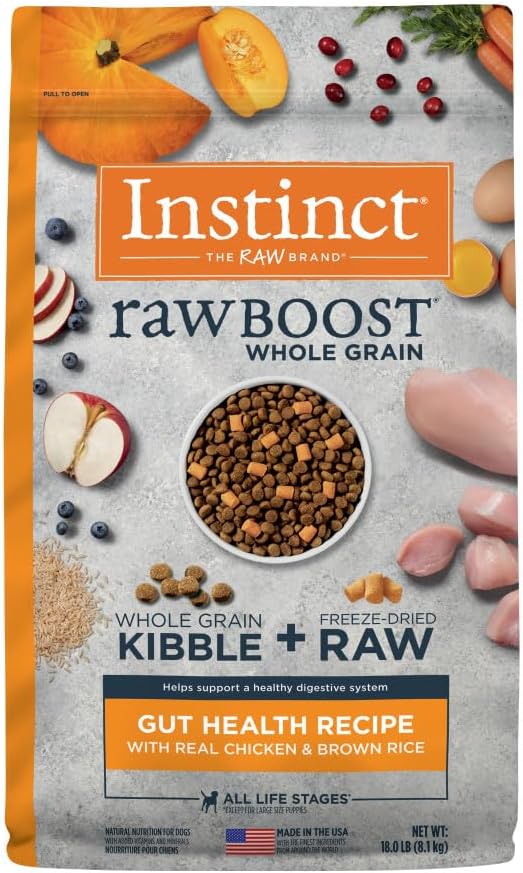 Instinct Raw Boost Gut Health Dog Food with Real Chicken