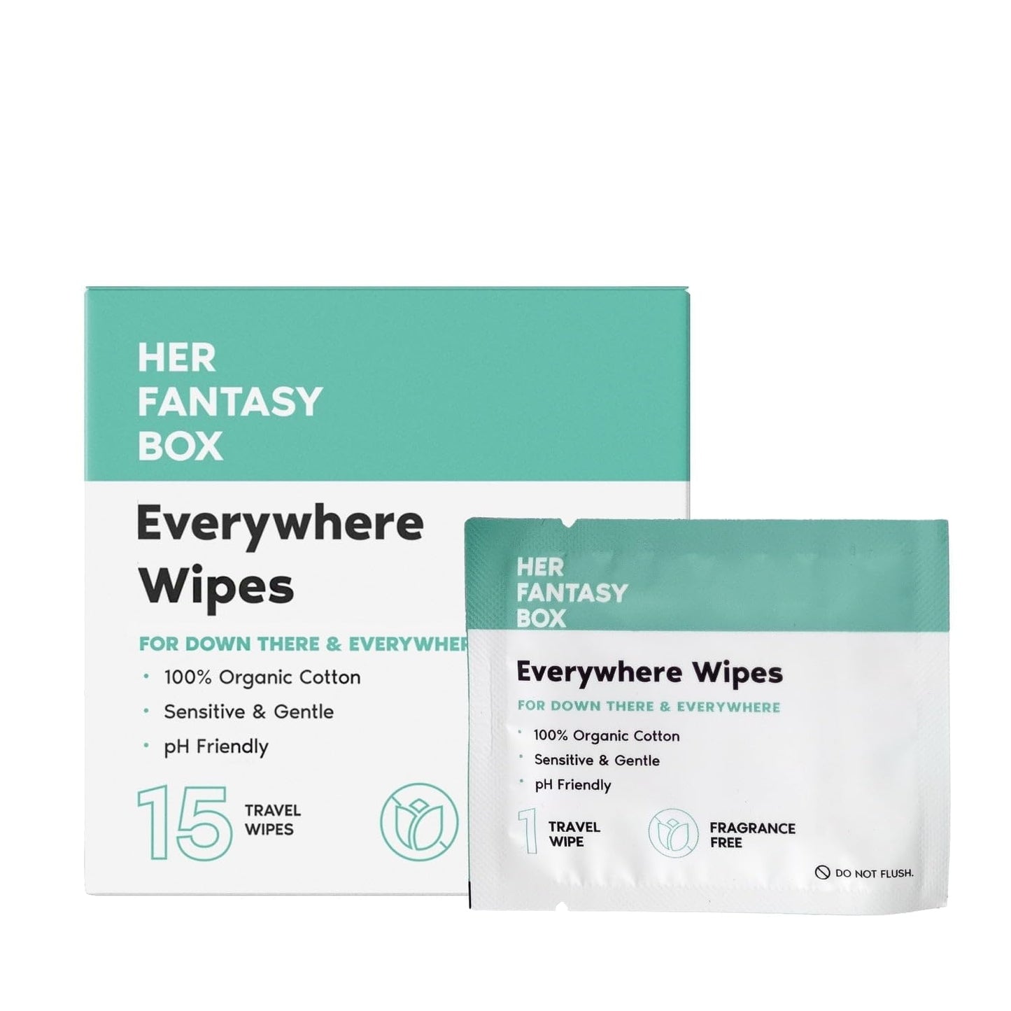 Her Fantasy Box Everywhere Wipes for Gentle Refreshing Care