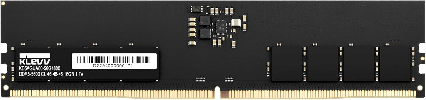 KLEVV DDR5 32GB 5600MHz CL46 UDIMM Memory for Gaming