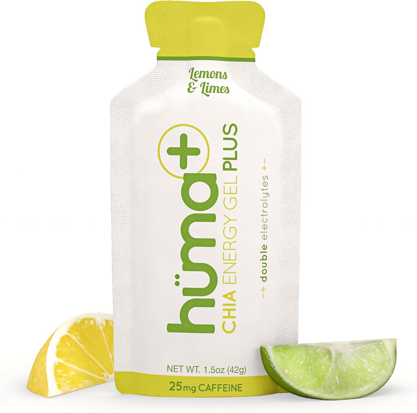 Huma Plus Chia Energy Gel with Double Electrolytes for Endurance