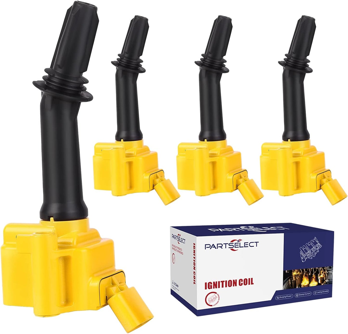 Set of 4 Ignition Coil Pack UF802 Replacement for Chevy Vehicles