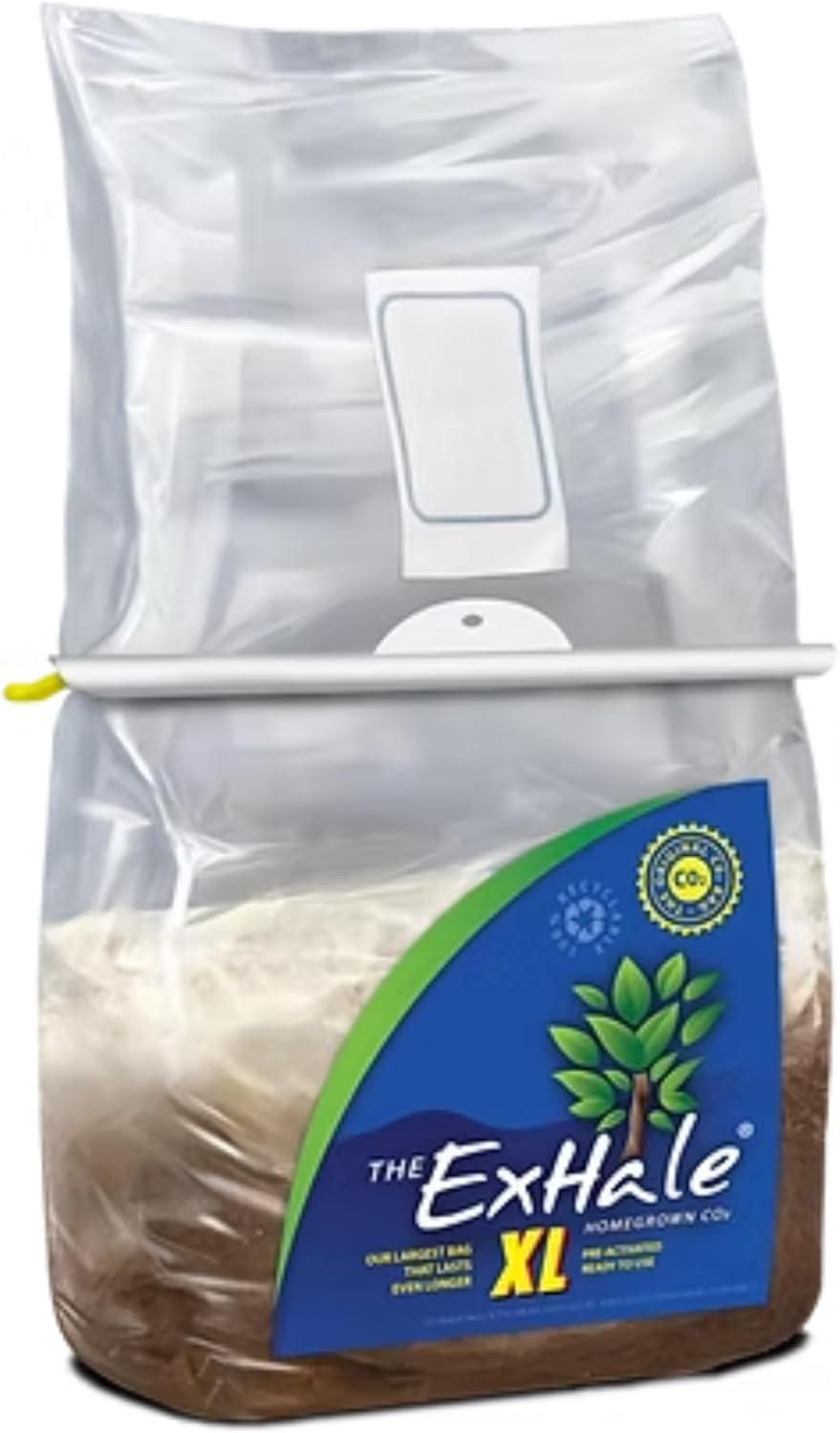 Exhale Homegrown CO2 XL Bag - Ultimate CO2 Solution for Grow Tents