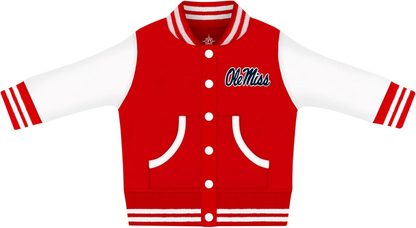 Creative Knitwear College Baby Varsity Jacket for Little Fans