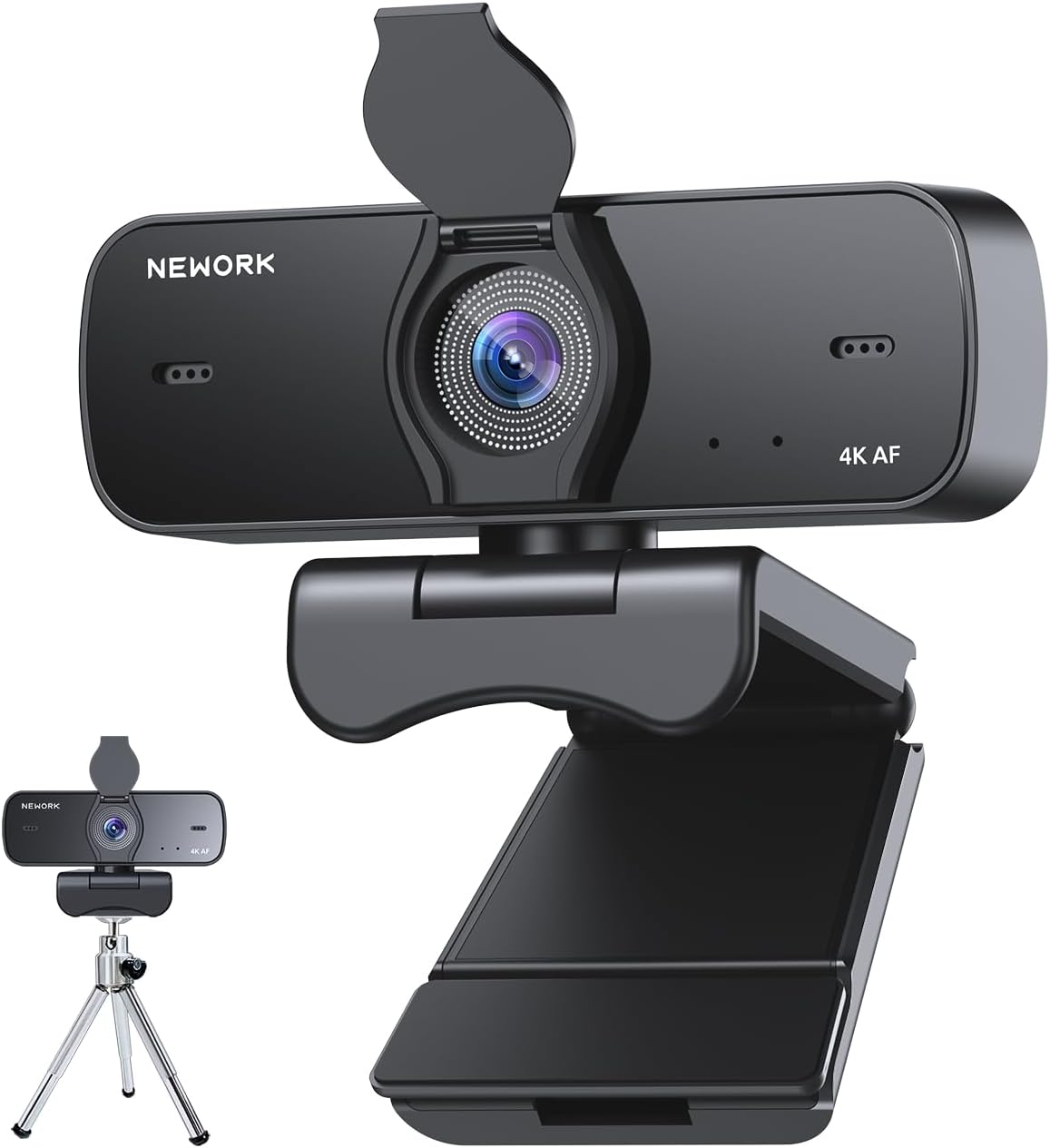 Ultra HD Webcam with Sony Sensor & Noise-Cancelling Mics - Perfect for Streaming!