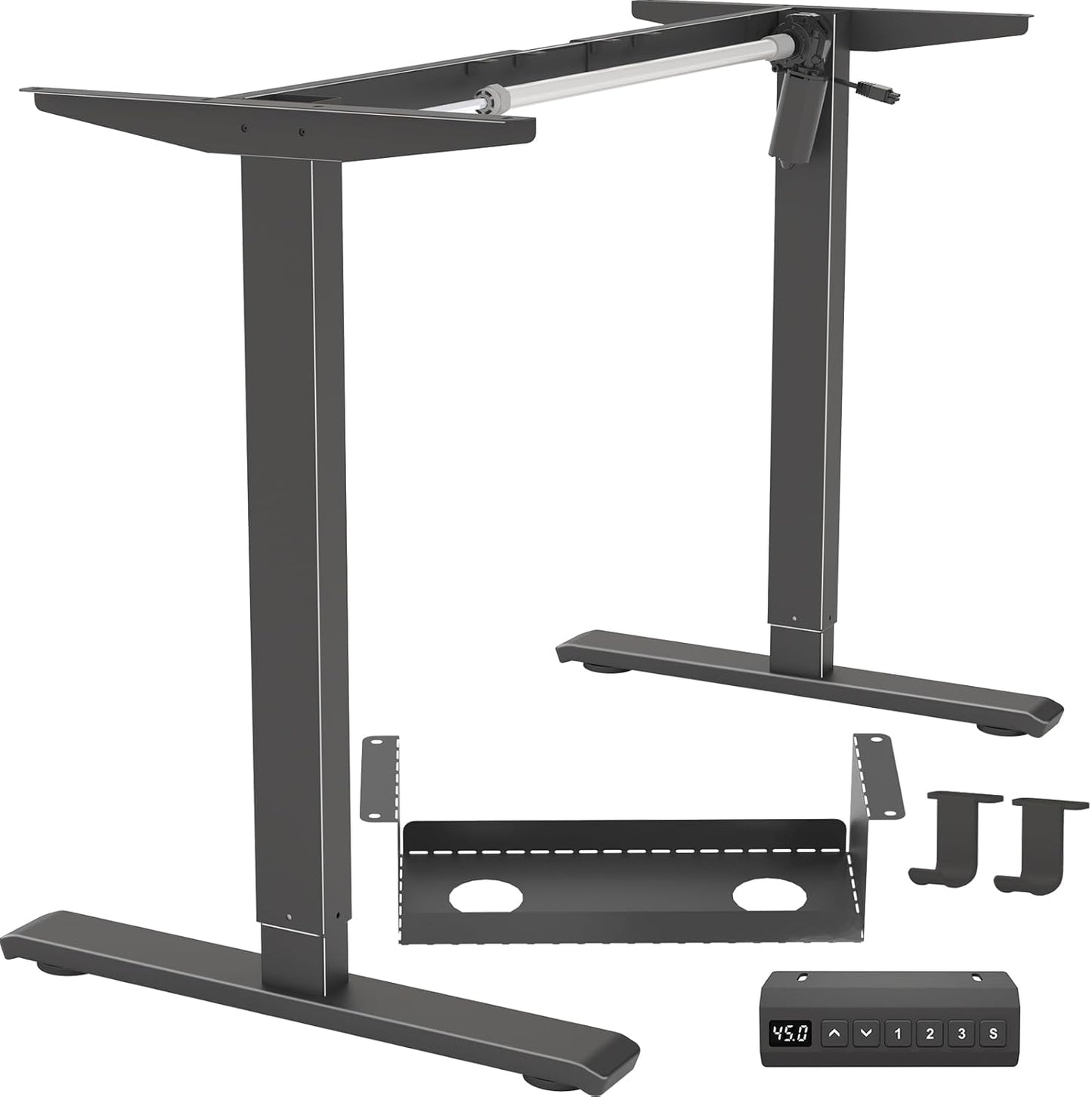 DERSITE Electric Adjustable Standing Desk Frame for Comfort