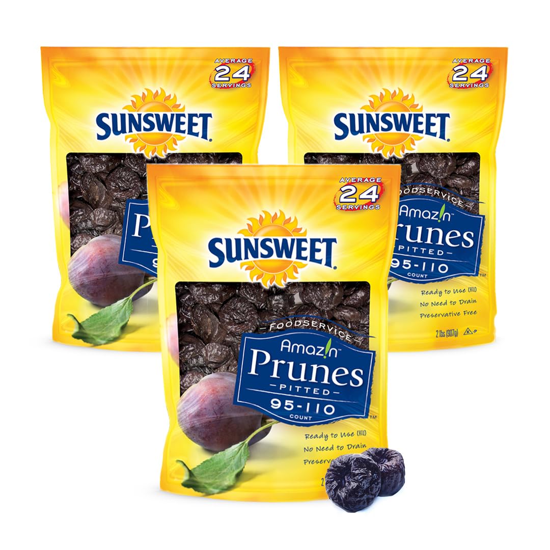 Sunsweet Pitted Prunes - Delicious Dried Prunes for Snacking