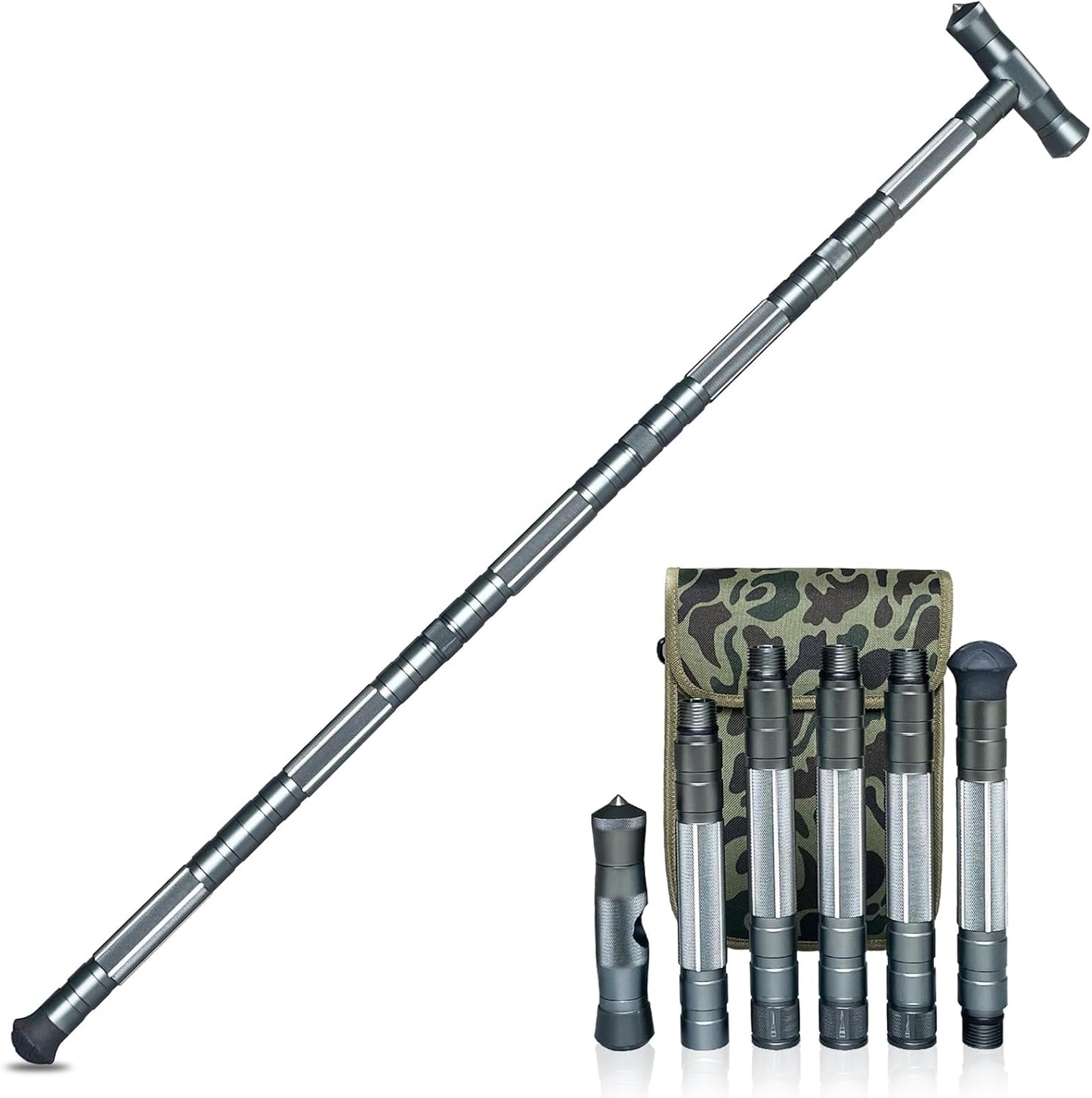 Ultimate Hiking Staff: Portable Trekking Multitool