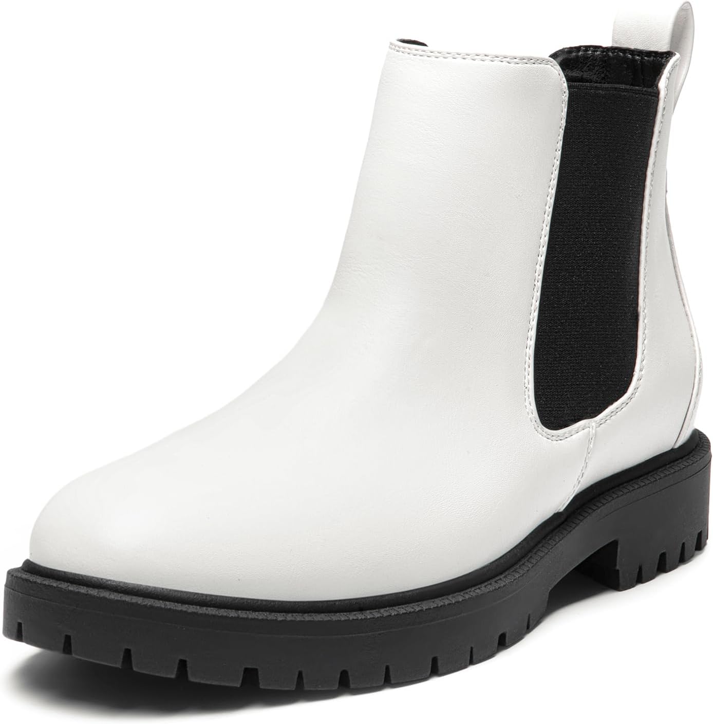 DREAM PAIRS Women's Low Heel Chelsea Ankle Boots for Fall