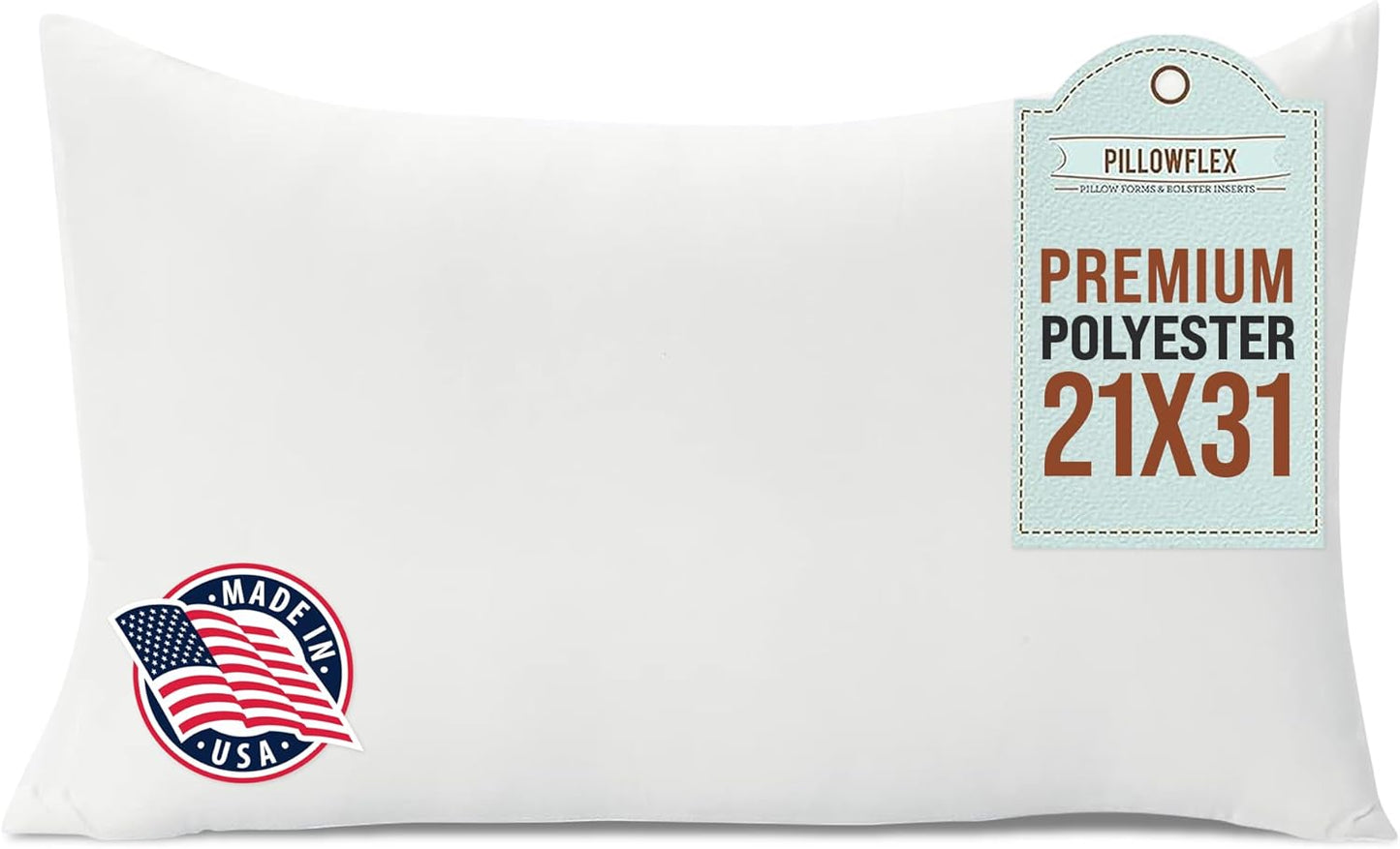 Pillowflex Premium Polyester Throw Pillow Insert for Comfort