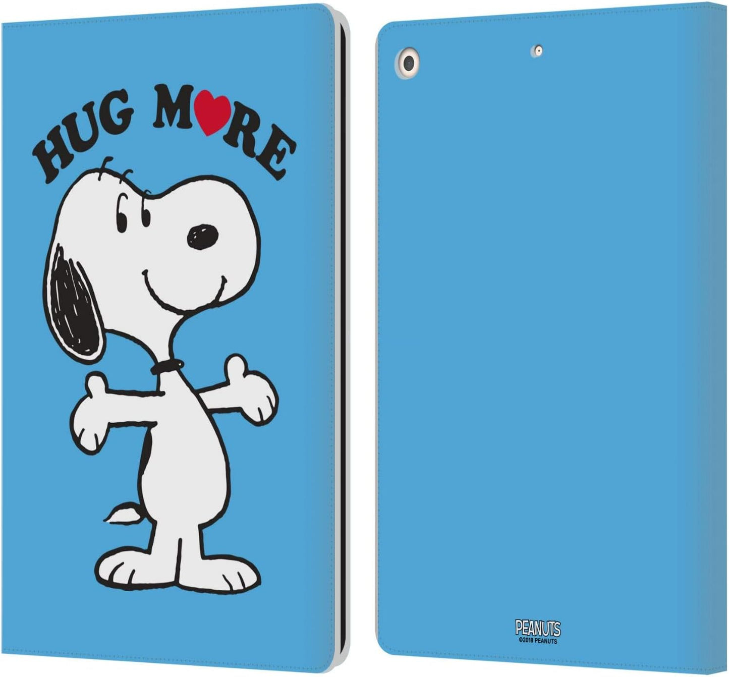 Peanuts Snoopy Hug Leather Wallet Case for iPad 10.2 2019-2021