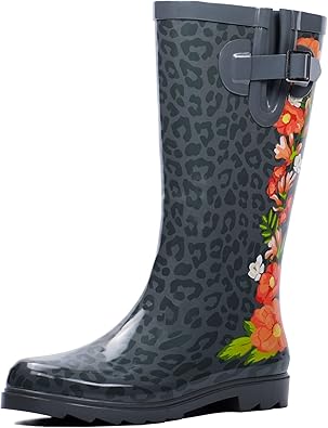 Waterproof Ladies Tall Knee High Rubber Boots for Comfort
