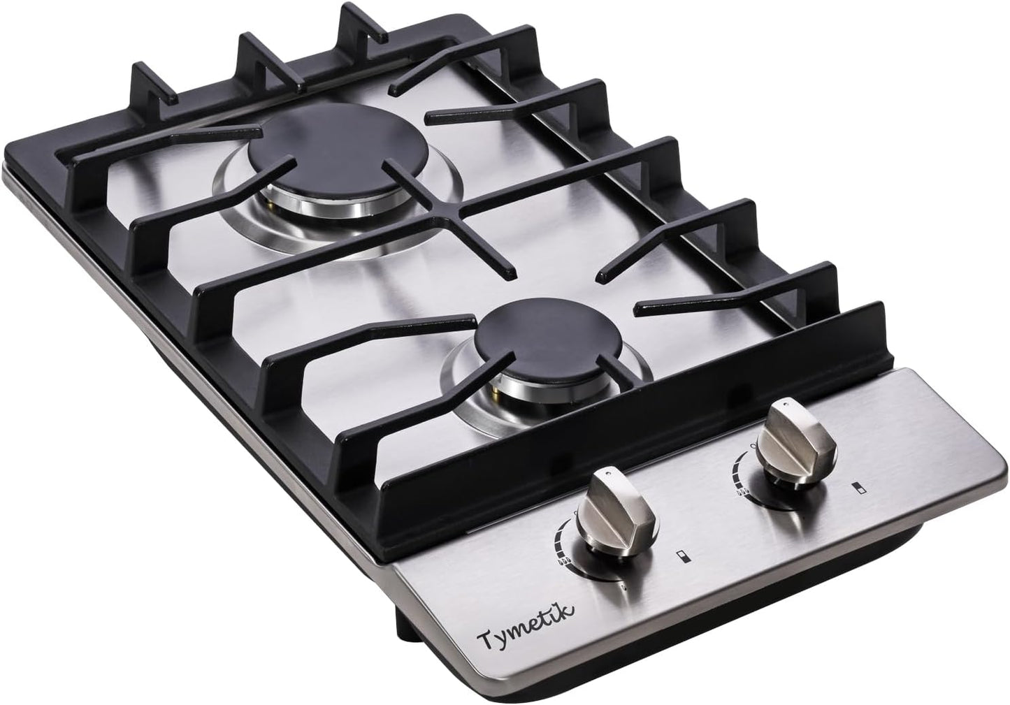 12 Inch Gas Cooktop with 2 Burners for Outdoor Cooking Needs