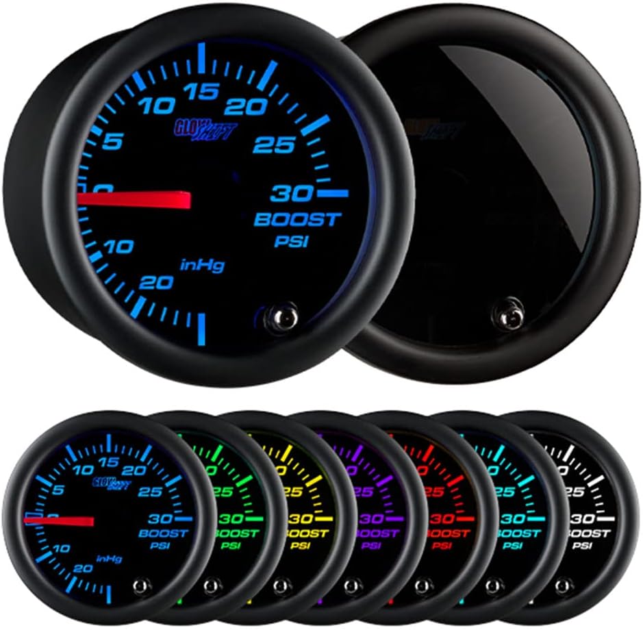 GlowShift Tinted 7 Color 30 PSI Turbo Boost Gauge Kit Review