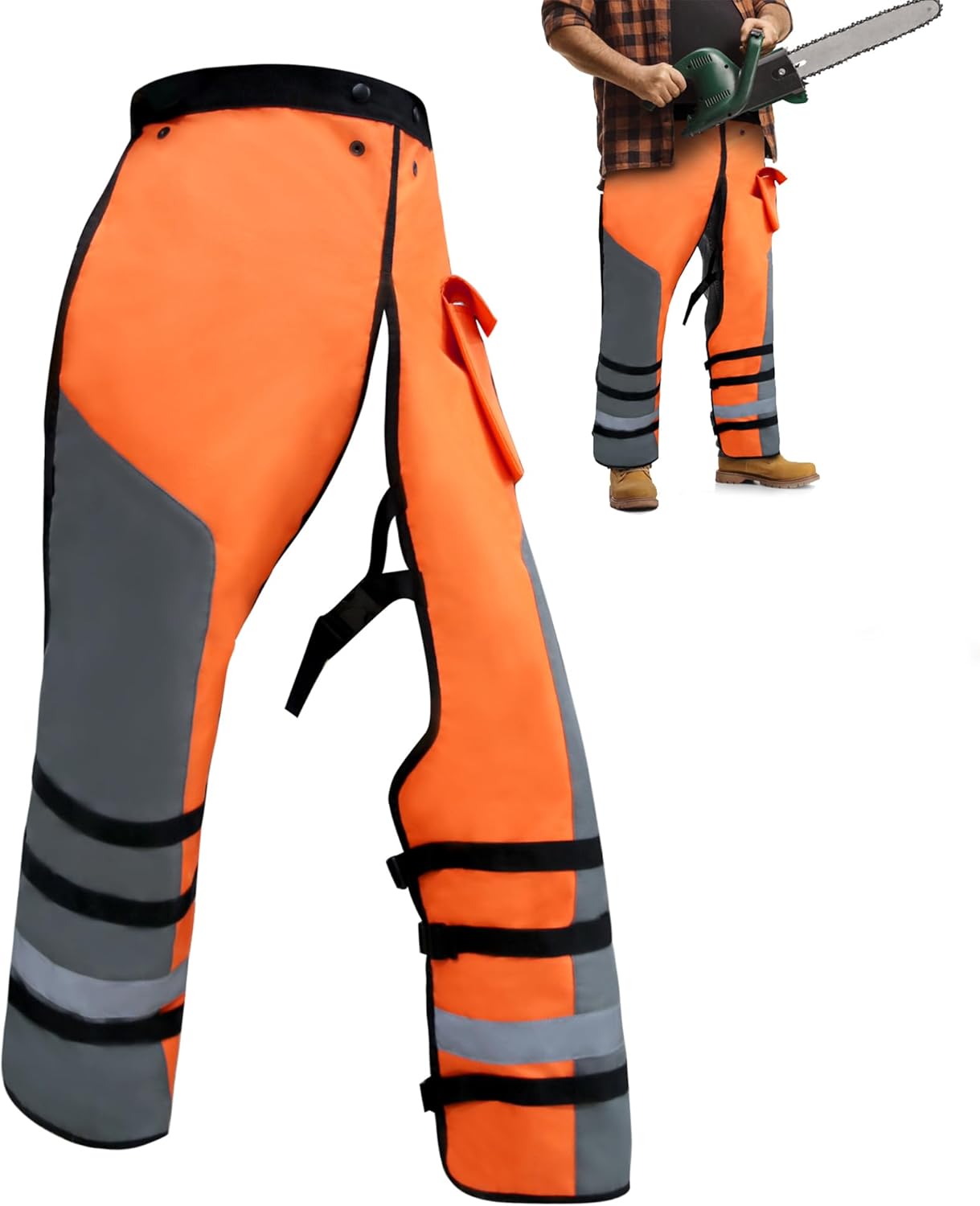 Chainsaw Chaps for Men and Women - Safety Equipment for Logging