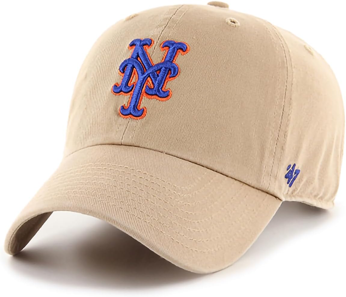 47 Brand MLB Khaki Primary Logo Baseball Dad Hat Cap Review