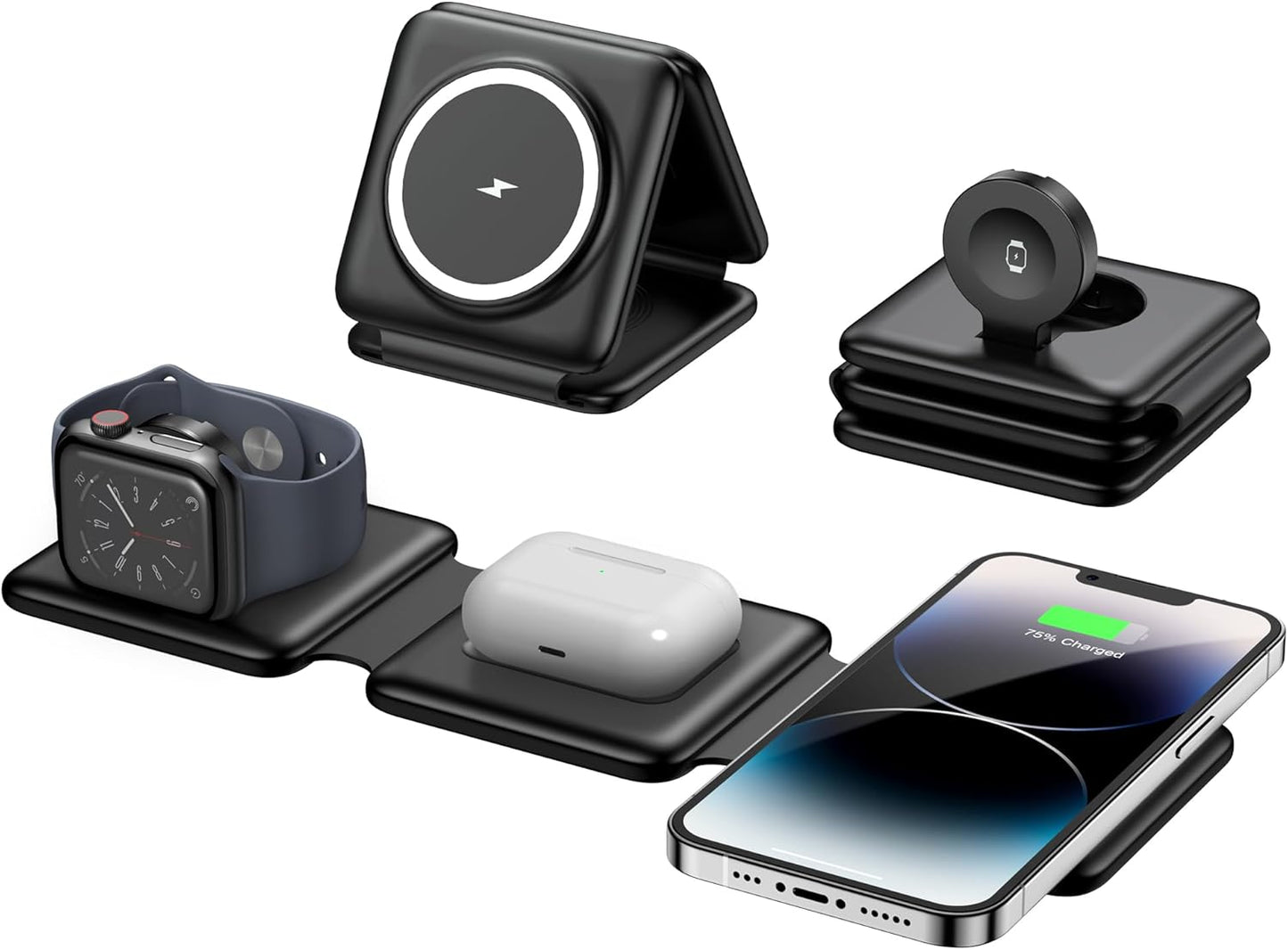 Fodable Magnetic Wireless Charger for Apple Devices