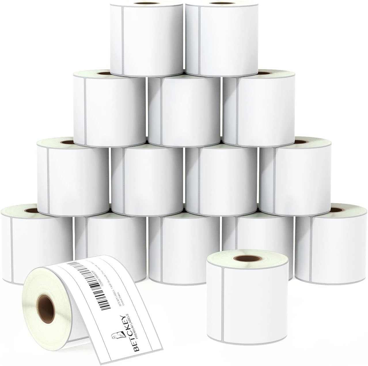 Premium BETCKEY 3x5 Shipping Labels - Compatible with Zebra & Rollo - 16 Rolls