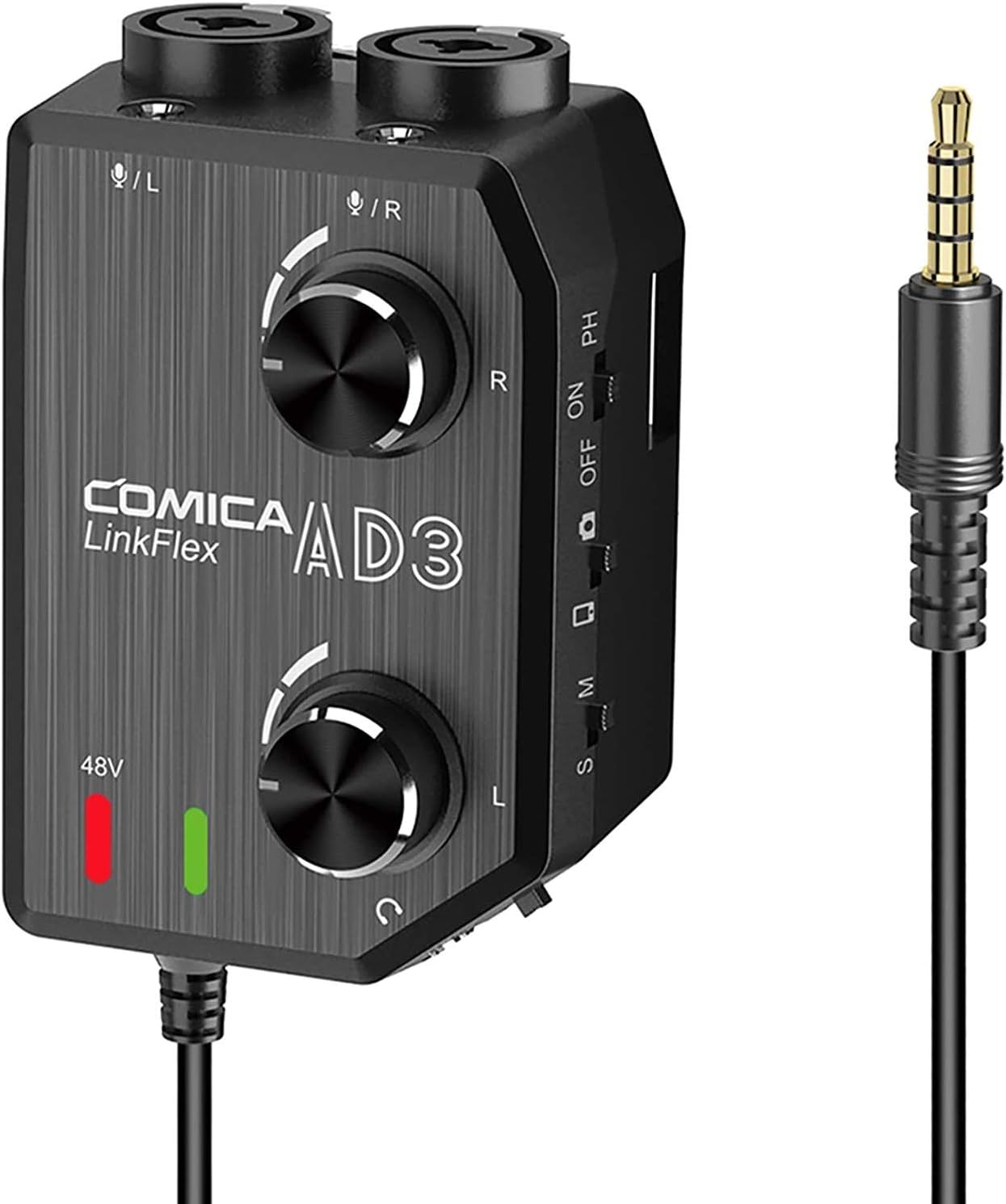 Comica LINKFLEX.AD3 2-Channel Microphone Mixer for DSLR Use