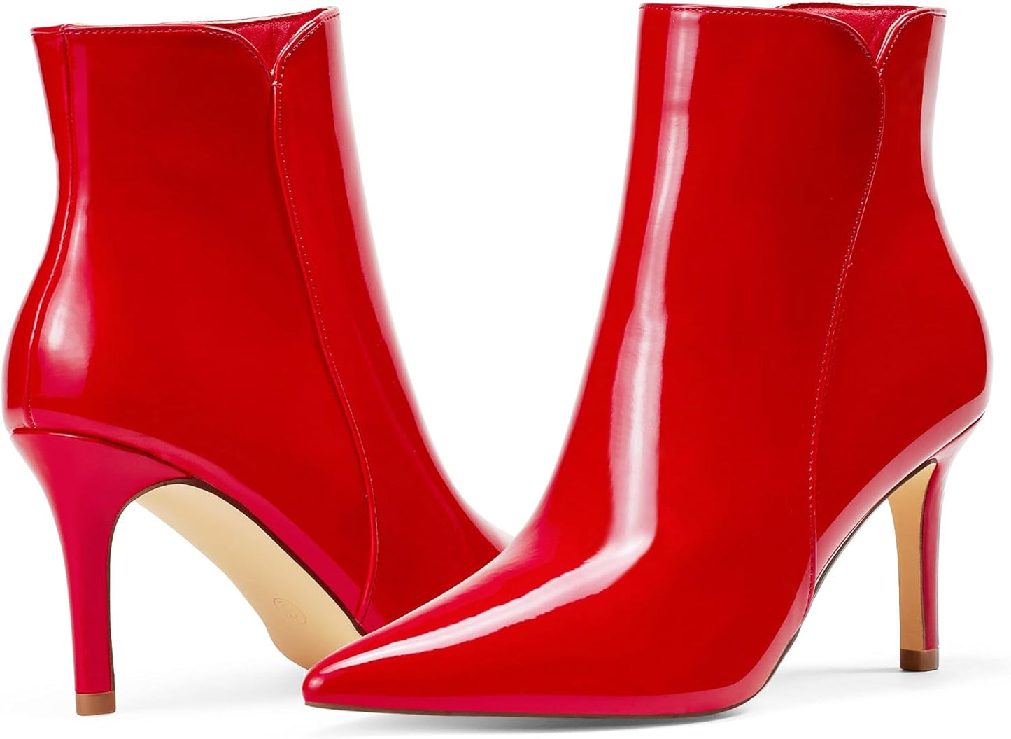 Chic Heeled Ankle Boots for Women with Pointed Toe Design