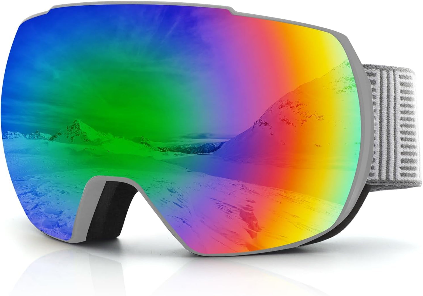 OULAIQI OTG Ski Goggles - Clear Vision & Fog-Free Fun!