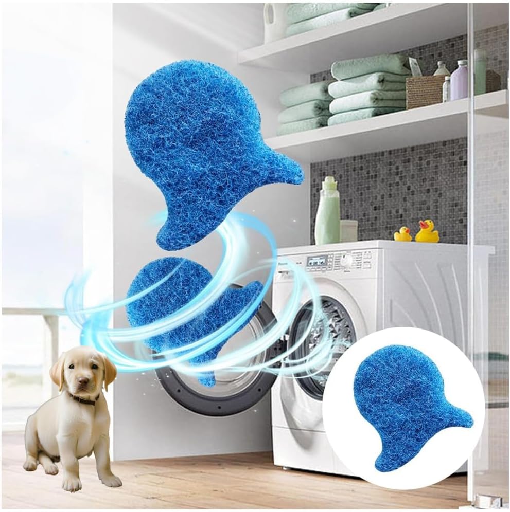 Reusable Pet Hair Remover Set - Washer/Dryer Safe - 4 Pack