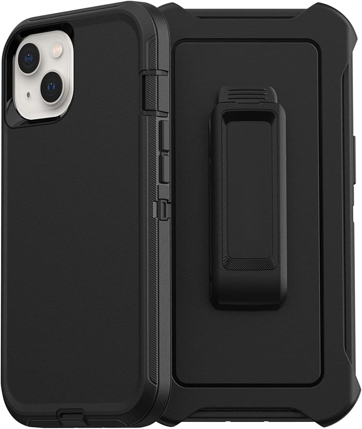 Defender Case Compatible with iPhone 13 - Screenless Black