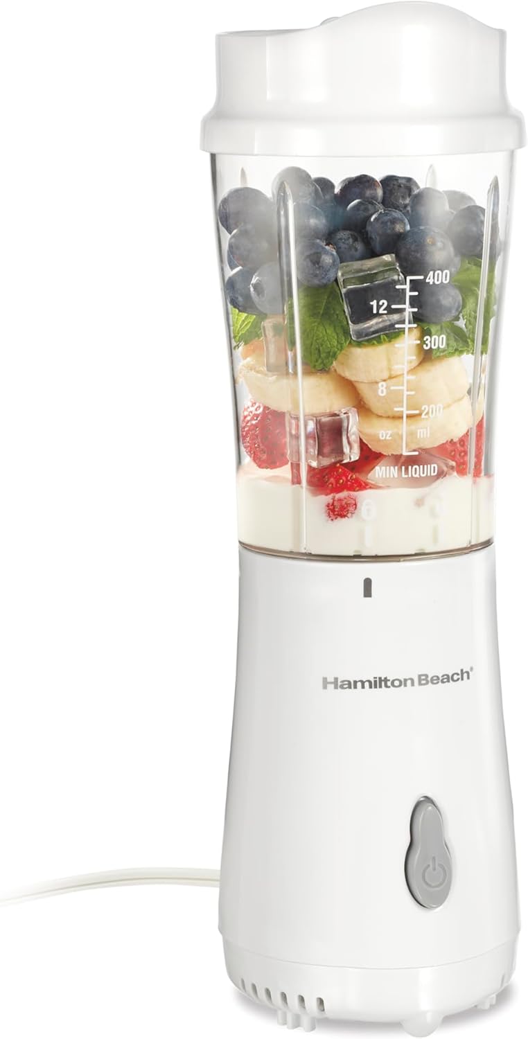 Hamilton Beach Portable Blender - Powerful Smoothies On-the-Go!