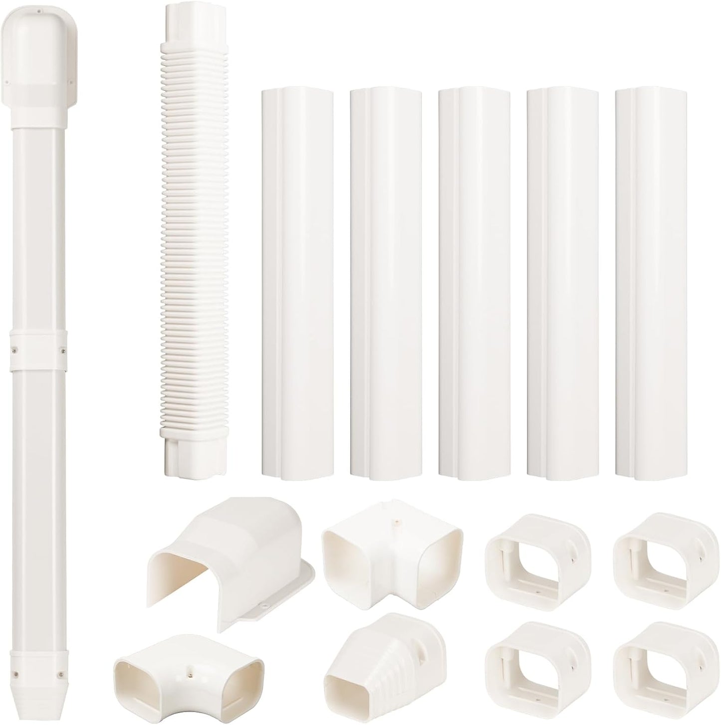 BEWAVE 3 10 Ft AC Line Cover Kit - Hide Unsightly Lines Effortlessly!