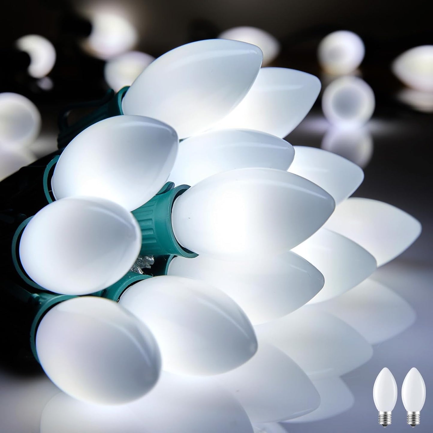 Vintage C9 LED Christmas Lights Outdoor for Holiday Decor
