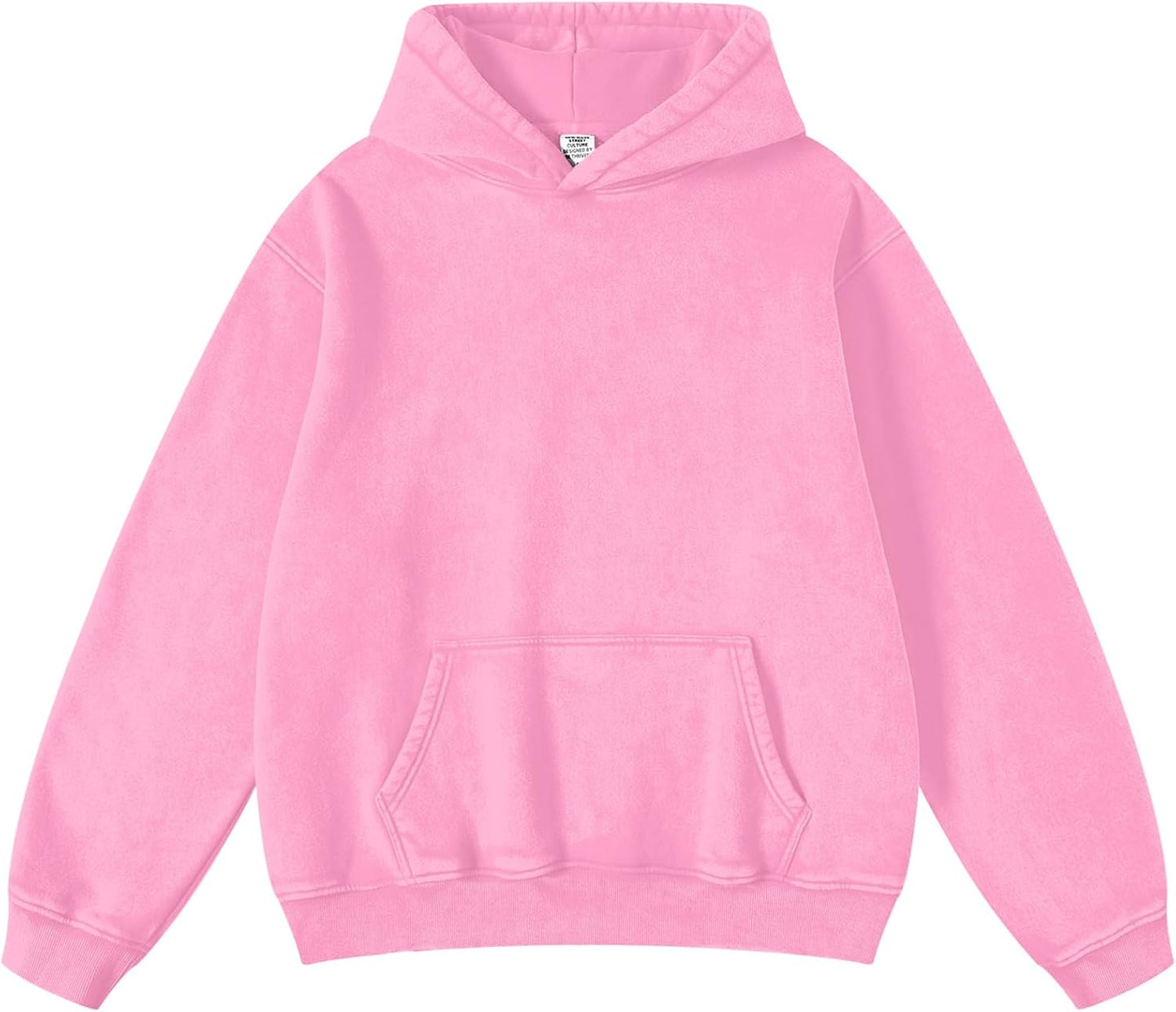 Super Soft Acid Wash Hoodie for Men - Vintage Pullover Style