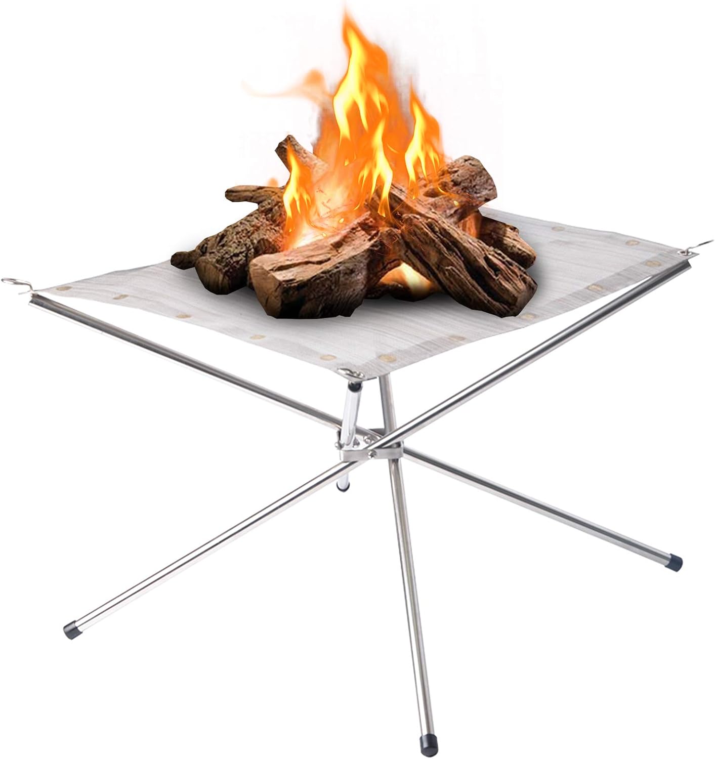 22 inch Portable Outdoor Fire Pit for Camping and Backyard Use