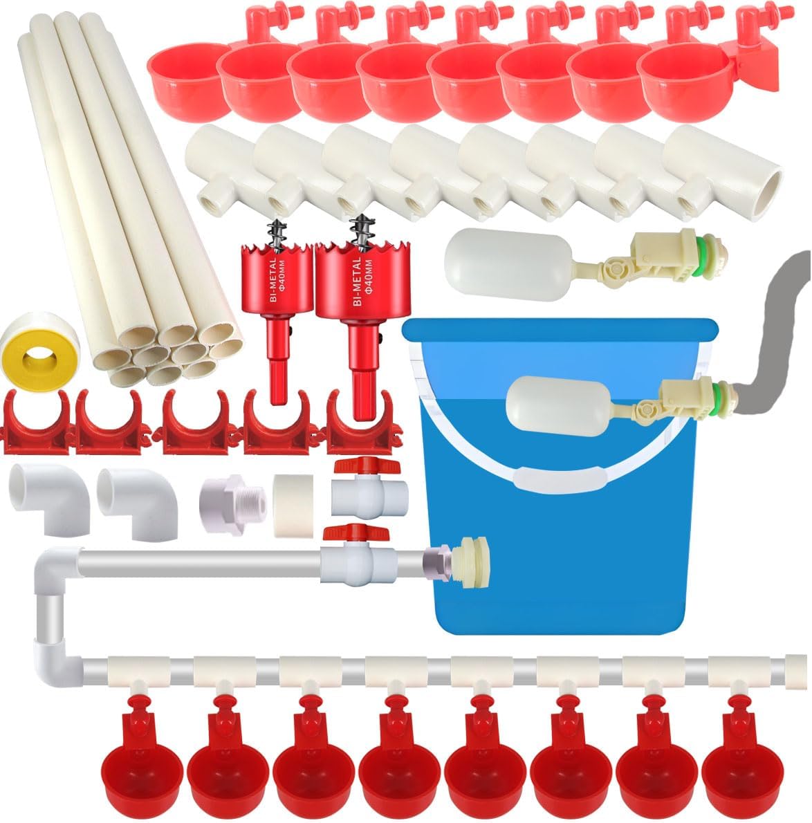Automated Chicken Watering System by WODERIC