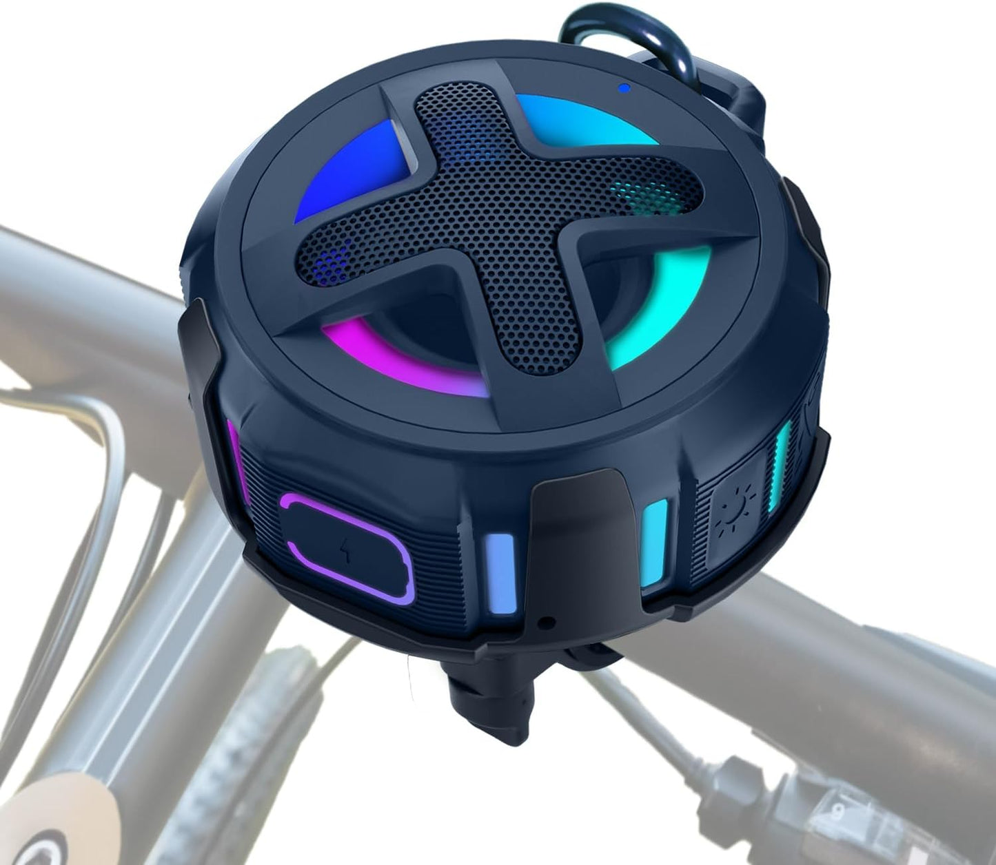 XLEADER Portable Bike Speaker: Waterproof, Wireless, Lights