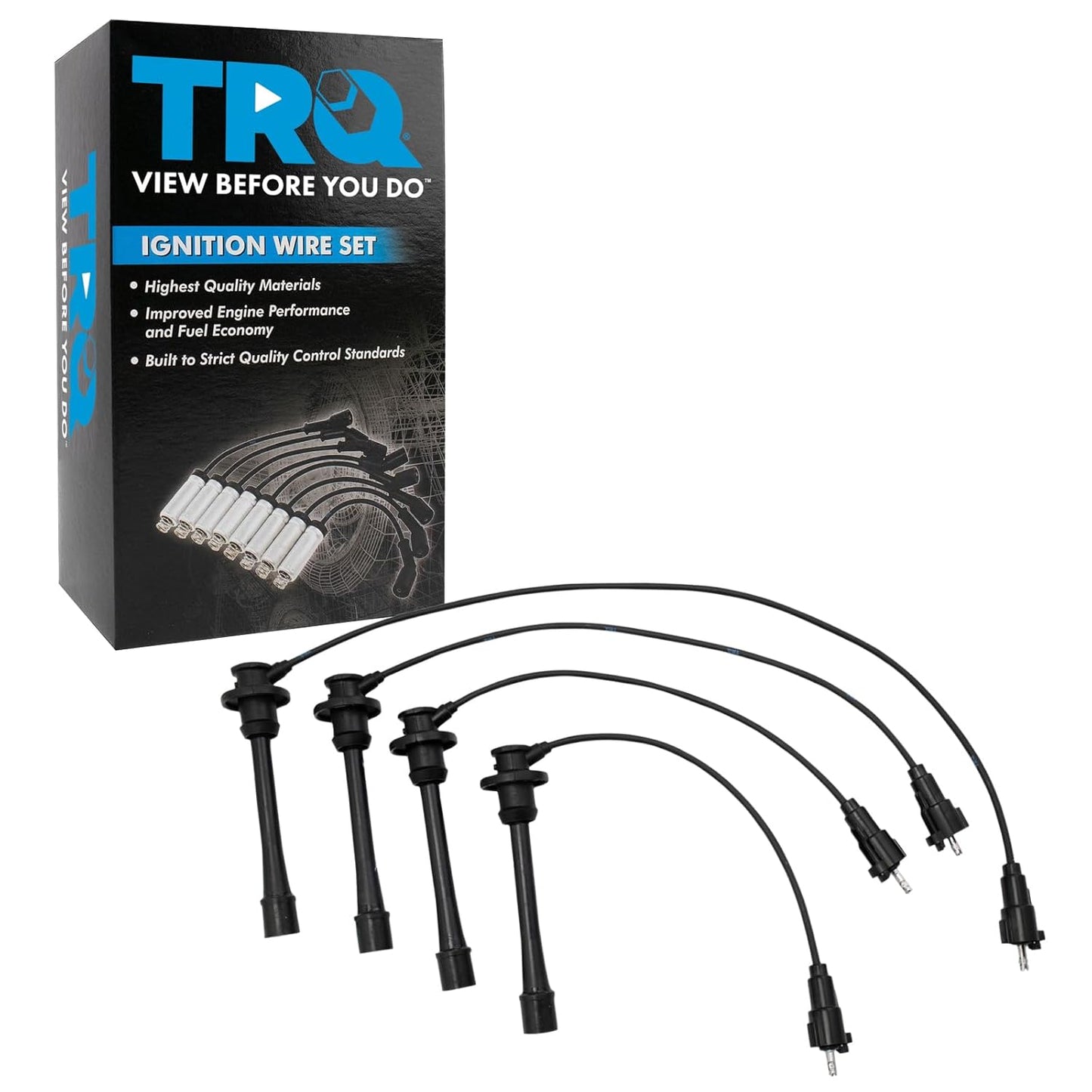 TRQ Engine Ignition Spark Plug Wire Kit for Toyota 4Runner Tacoma