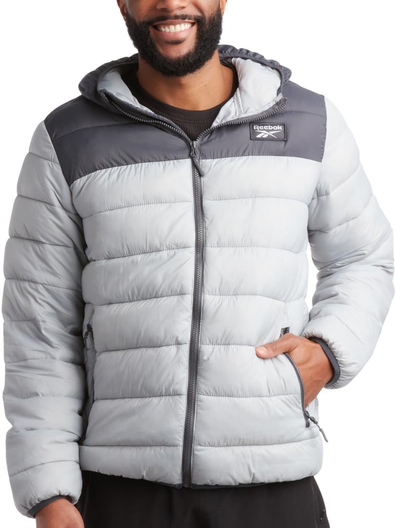 Reebok Men's Lightweight Hooded Quilted Puffer Jacket Review