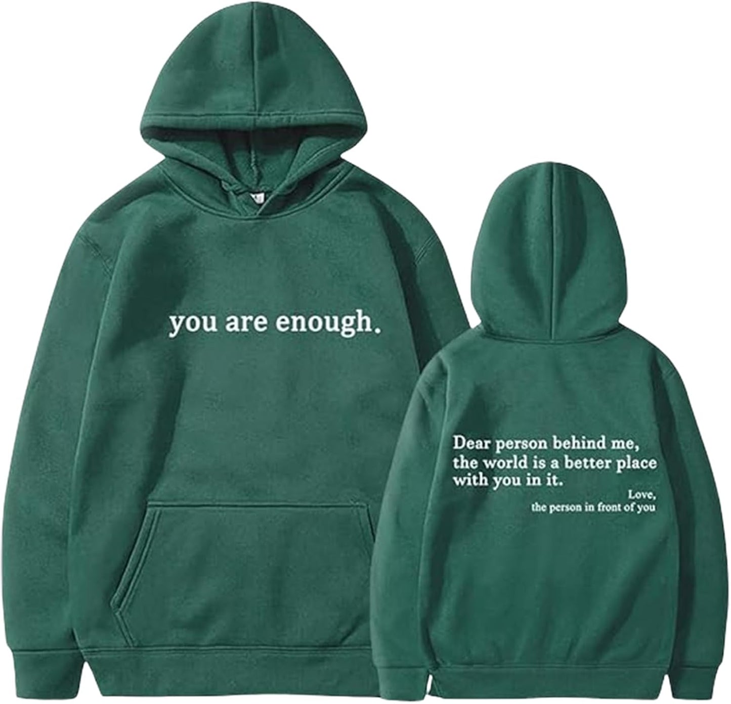 You are Enough Hoodie - Empowering Style WDNSYG