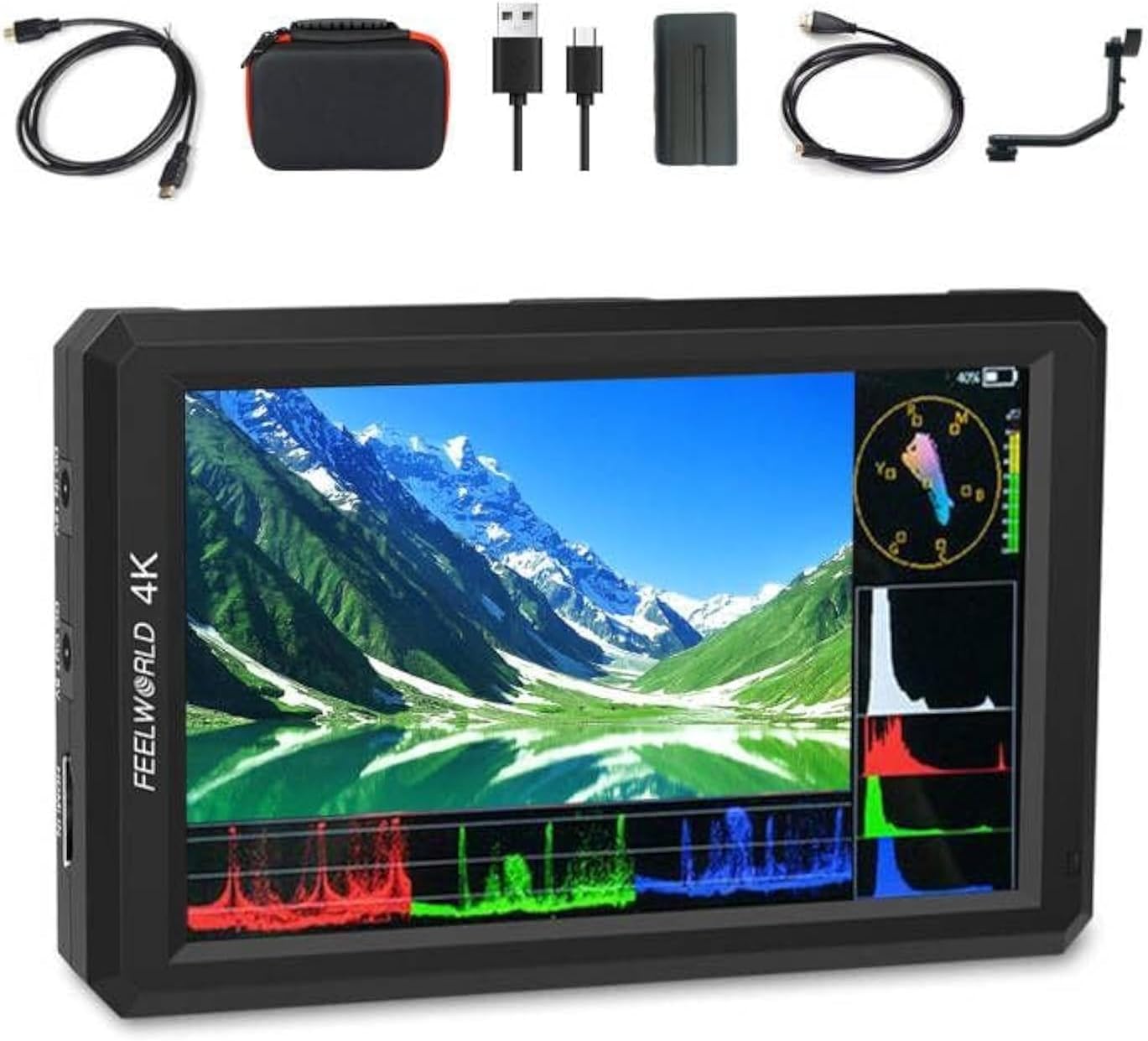 FEELWORLD F6 6 Inch 4K HDMI Camera Field Monitor Bundle Review