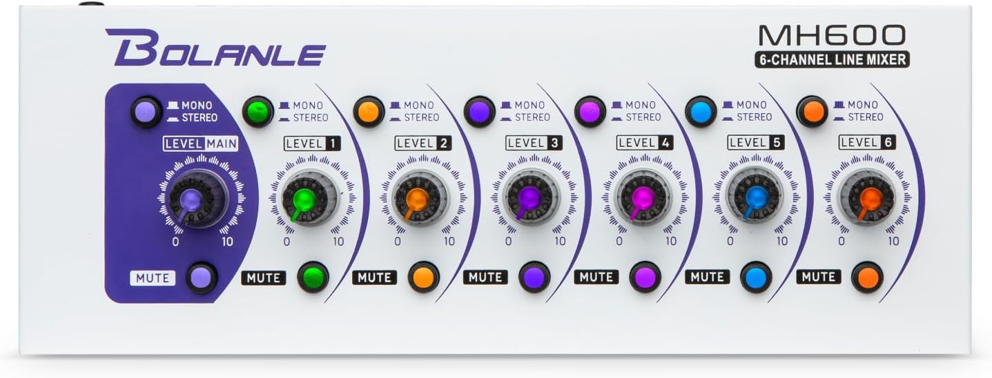 Mini Audio Mixer for Sub-Mixing with Ultra Low-Noise Features