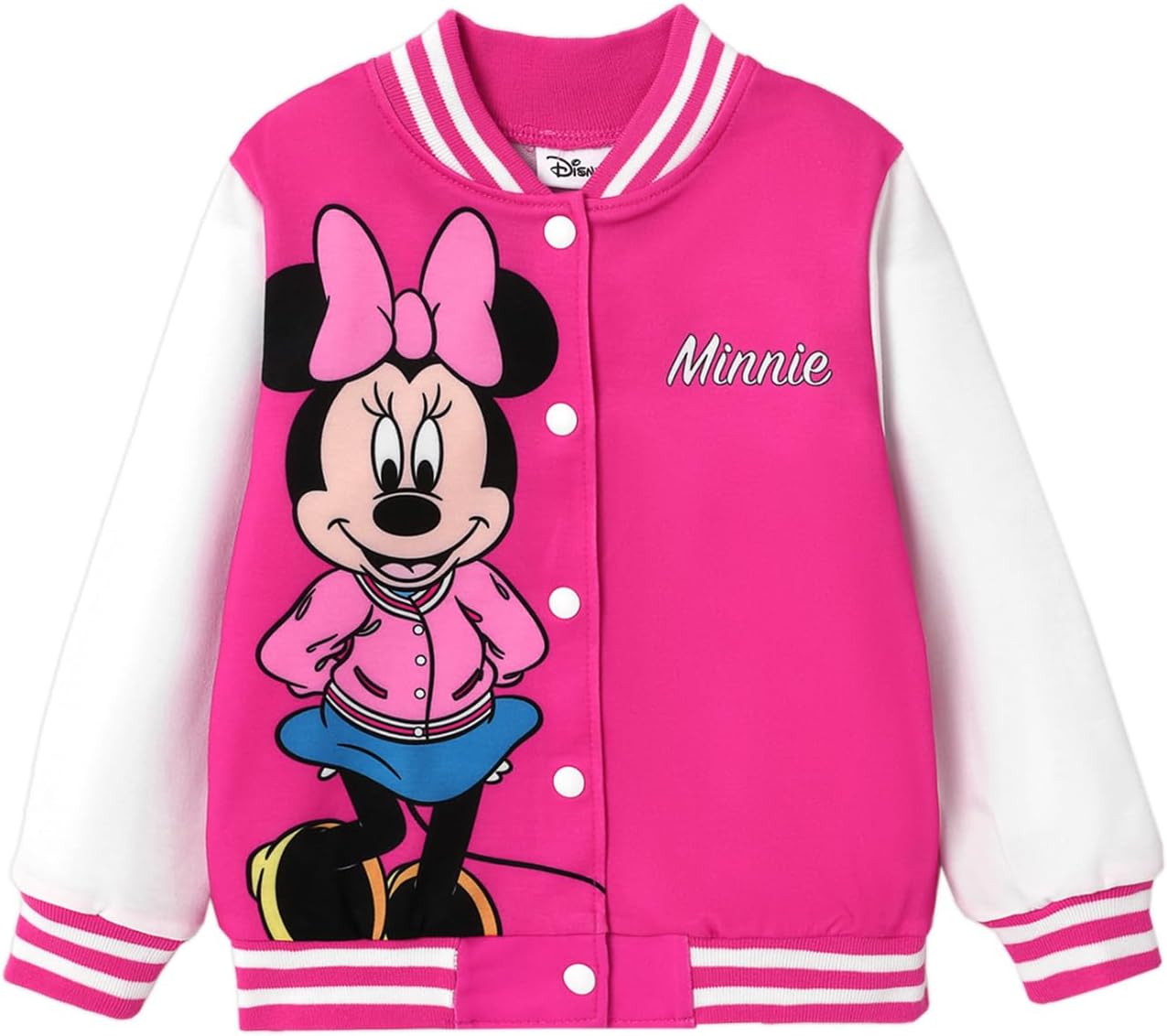 Disney Kids Varsity Bomber Jacket - Lightweight & Stylish!