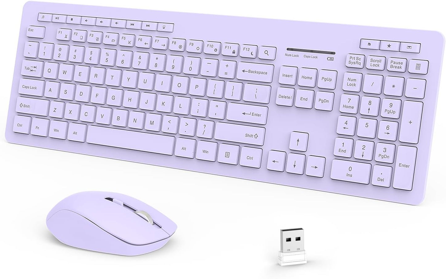 seenda Wireless Purple Combo - Quiet & Full Size