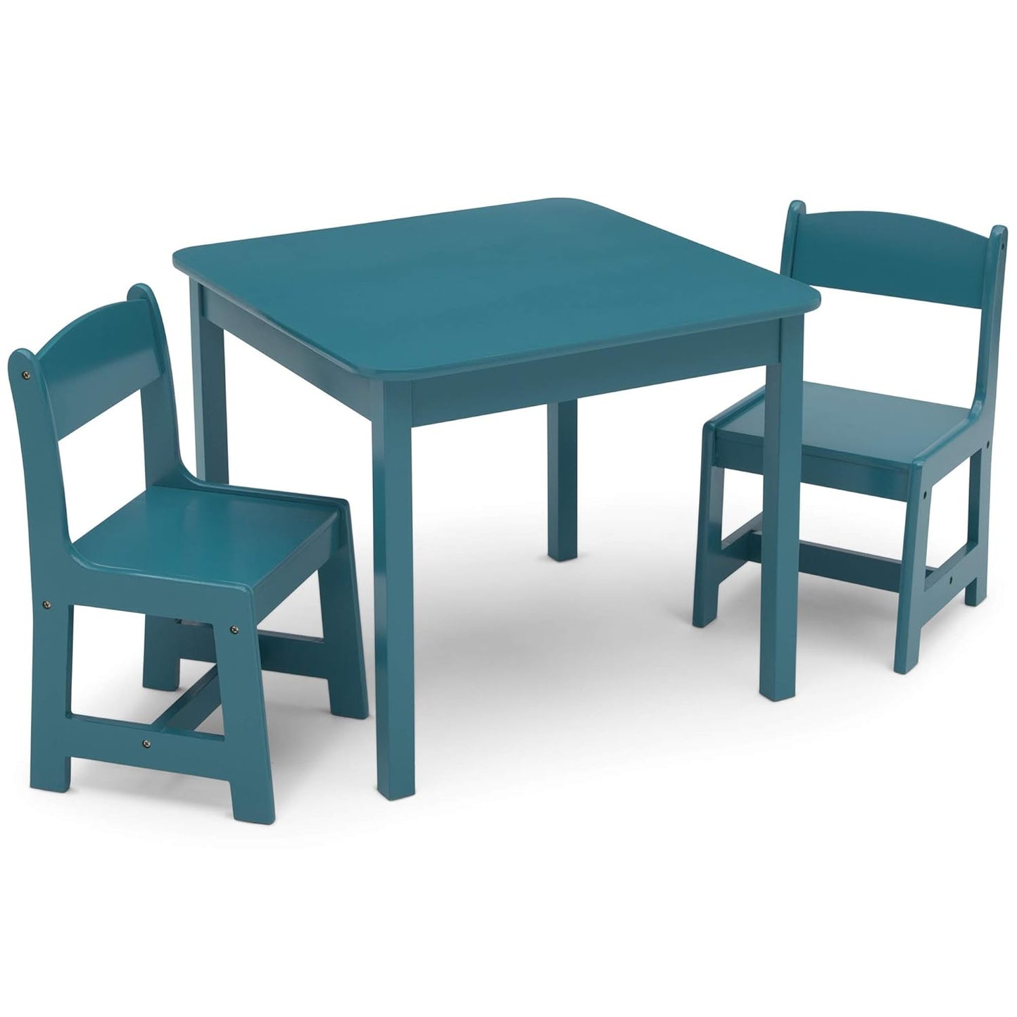 Delta Children MySize Kids Wood Table and Chair Set for Fun